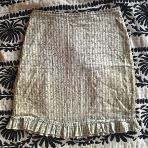 Free People vintage ruffle skirt